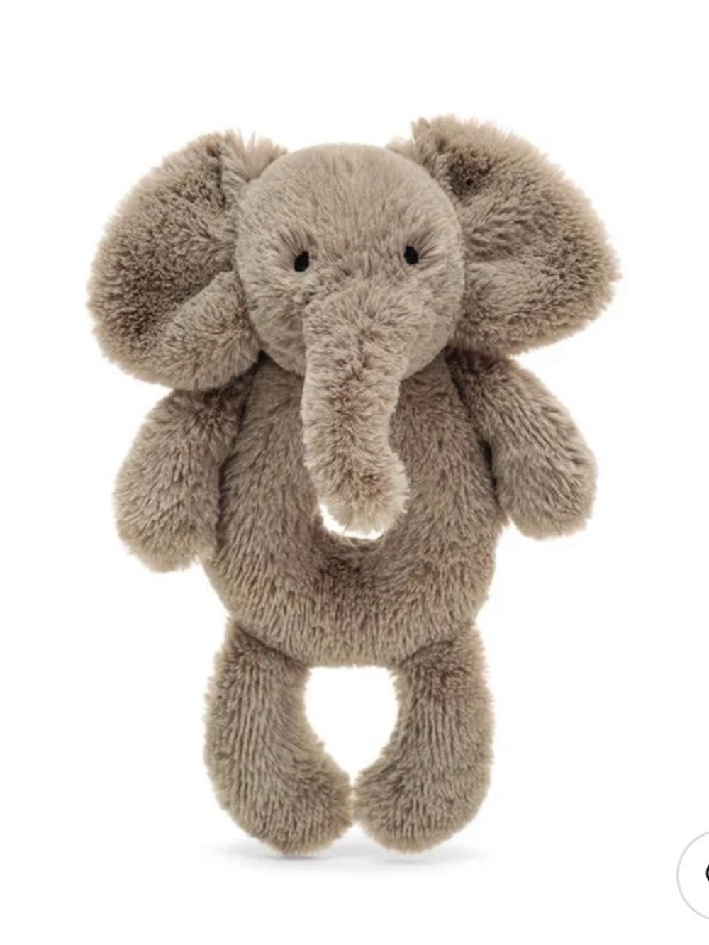Jellycat smudge elephant rattle